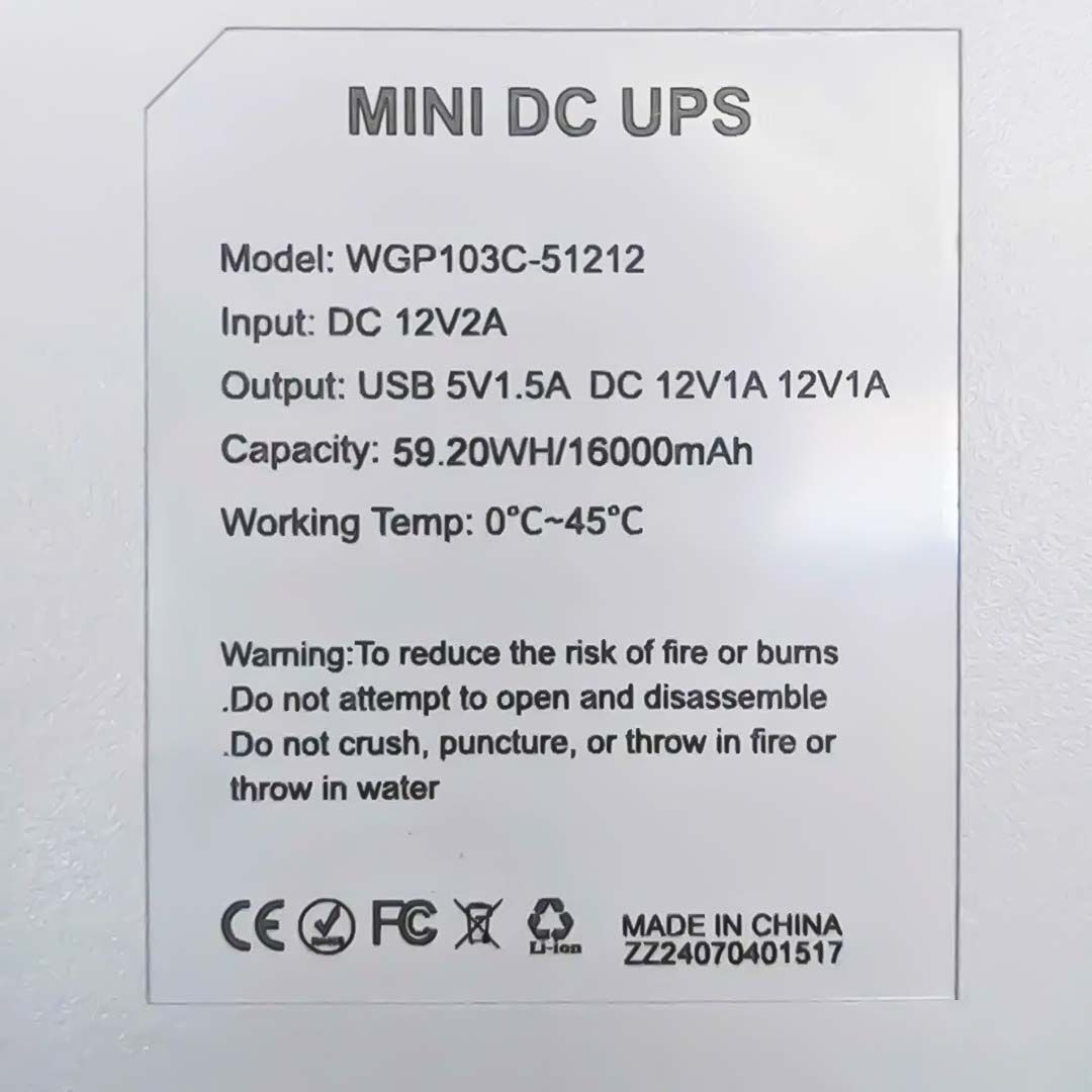 mini ups 16000 mAh 3